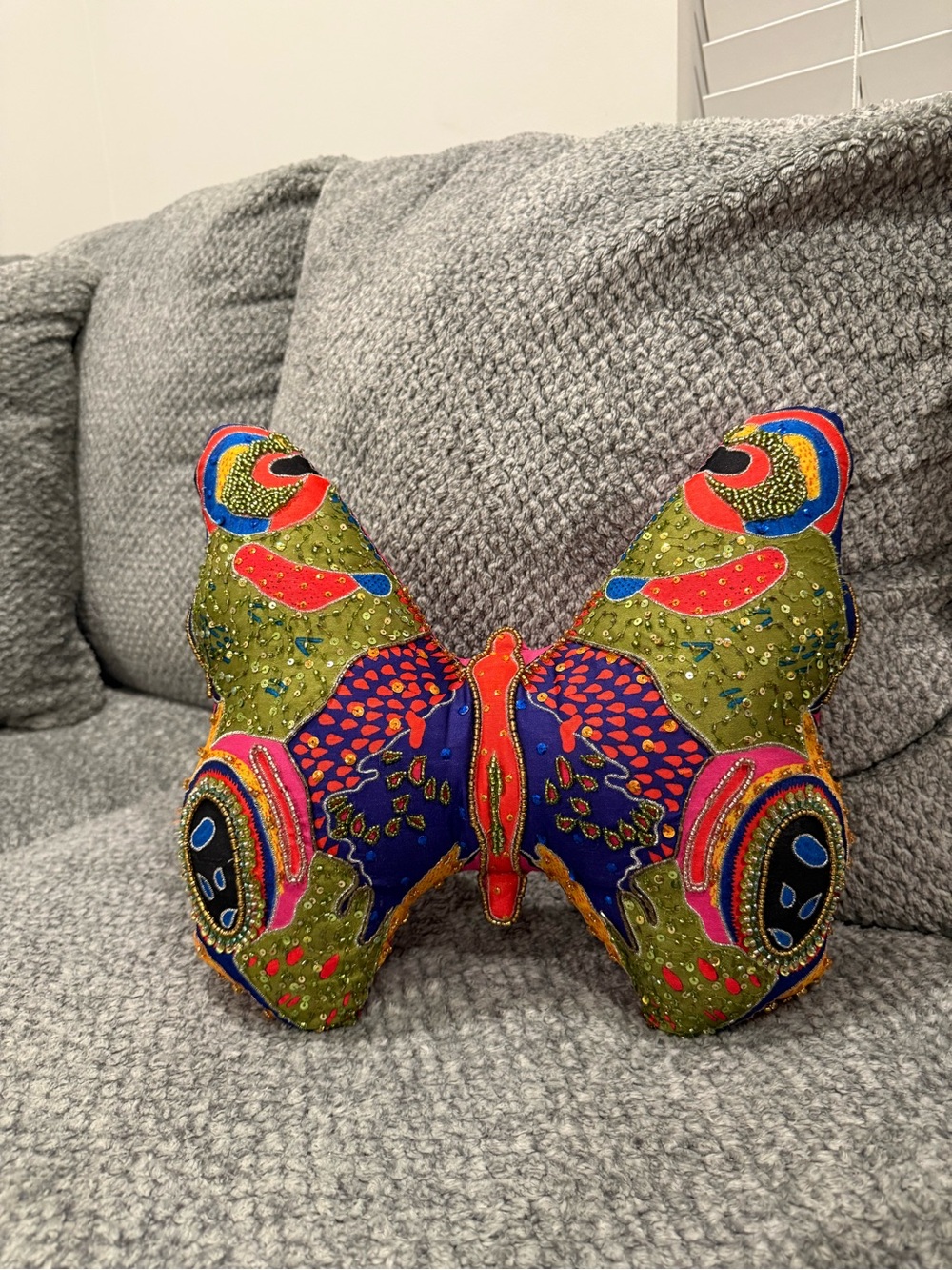 Earthbound decor pillow- butterfly